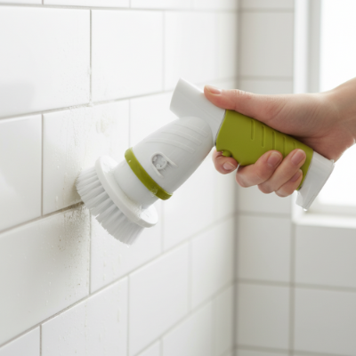 nettoyer sans effort avec brosse a joint de carrelage electrique CleanExpress