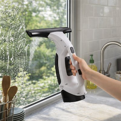 Nettoyeur de vitre sans traces avec prise en main confortable