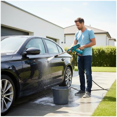 nettoyeur haut pression sans fil PowerFlex 220 nettoyer voiture