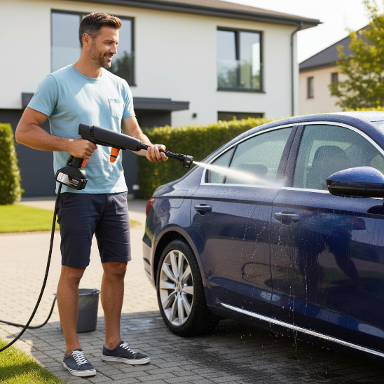 nettoyeur haute pression hydro jet Sans fil 35 bars voiture
