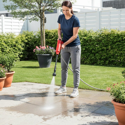 nettoyeur haute pression portable PowerWash 200 pour nettoyer sol cour