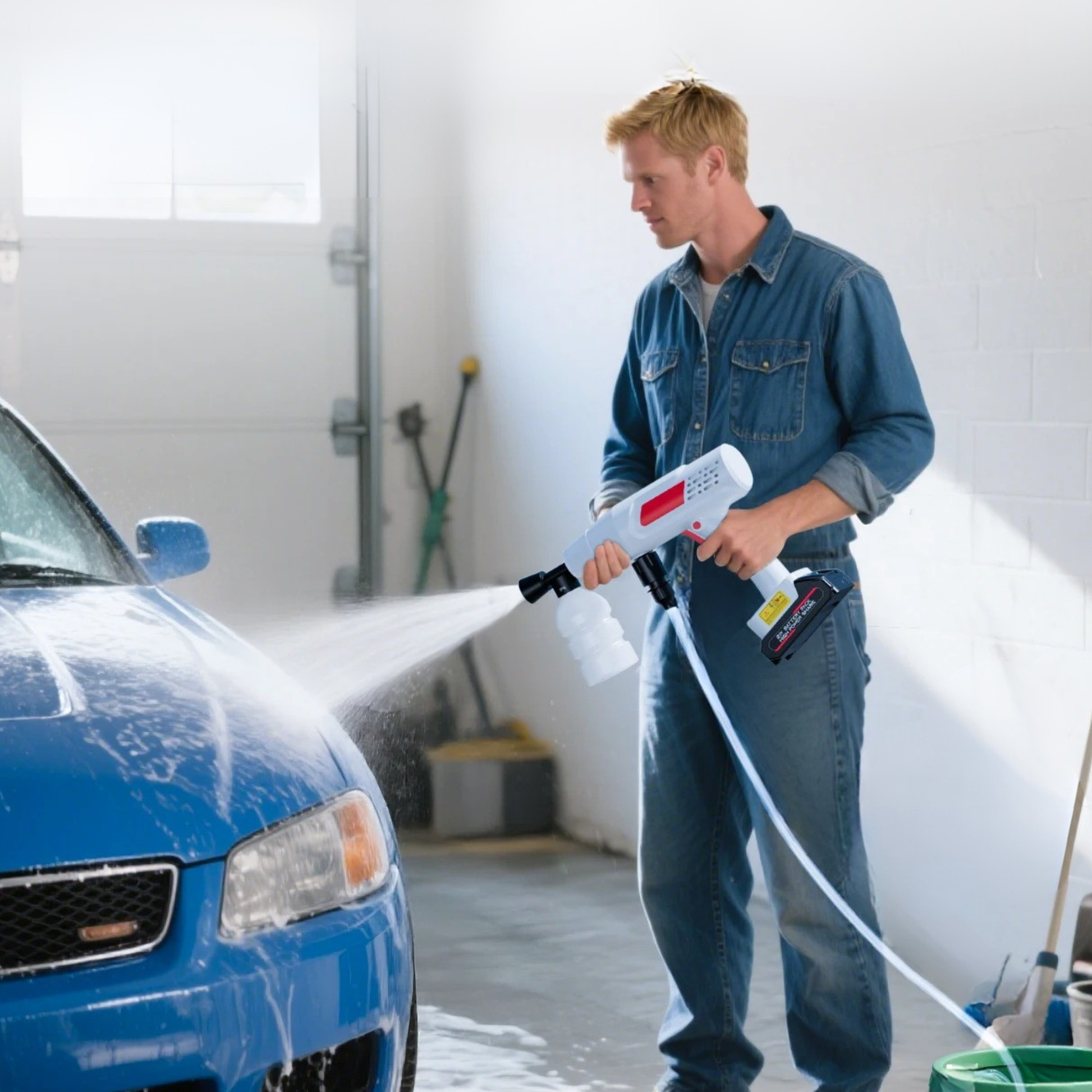 nettoyeur haute pression portable sans fil Liberté nettoyage voiture