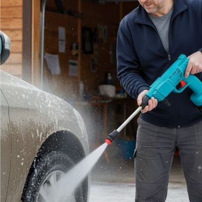 nettoyeur haute pression sans fil nettoyage voiture sans effort