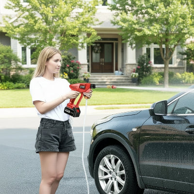 nettoyeur haute pression sans fils PowerFree 100Bar pour nettoyer voiture