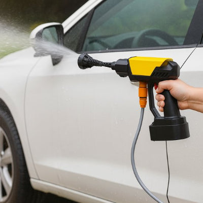 nettoie sans interuption nettoyeur haute pression sur batterie powerdrax