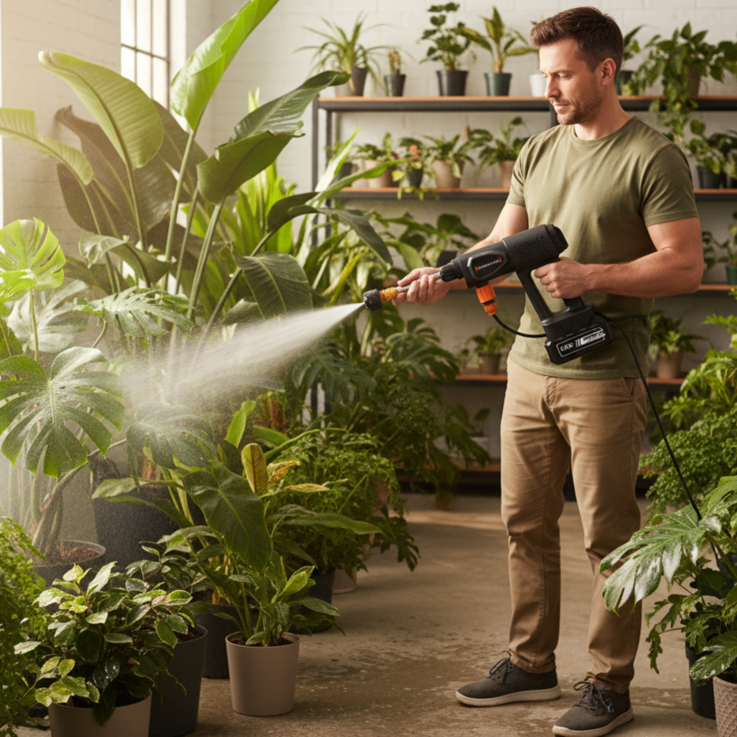 nettoyeur hydrojet sans fil 30BAR Autonome planter