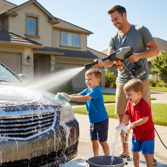 nettoyeur sur batterie Sans fil 523 PSI voiture 
