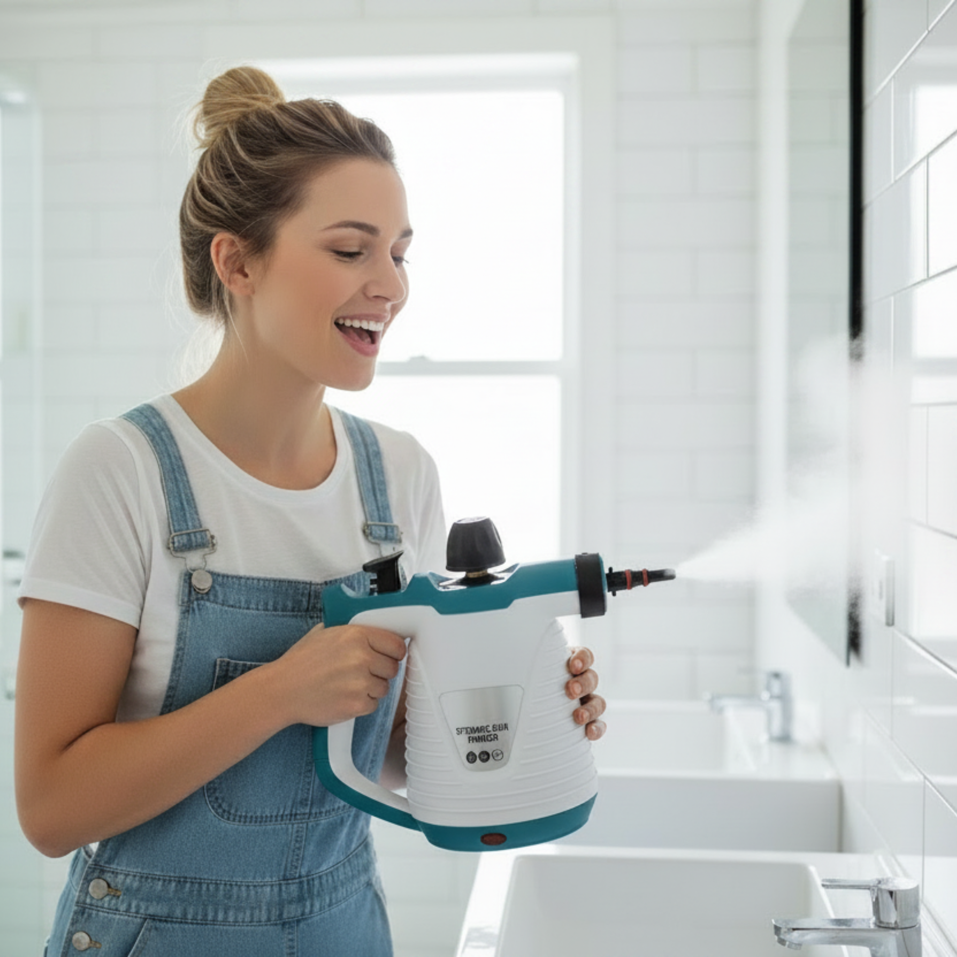 nettoyeur vapeur portable CleanExpress salle de bain
