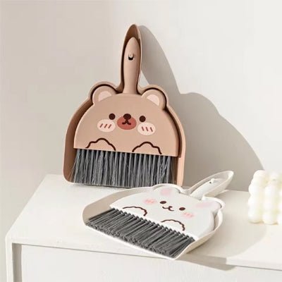 pelle balai | 2 pièces balayette forme ours et lapin - Propretechic Eclat