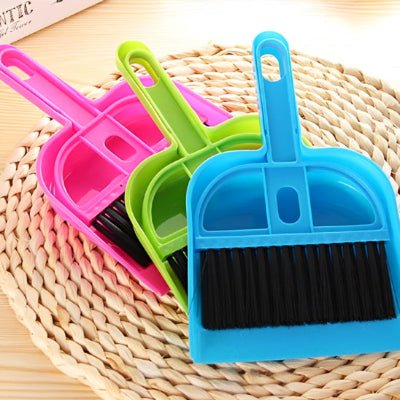 pelle et balayette | 3 pièces mini balai - Propretechic Eclat