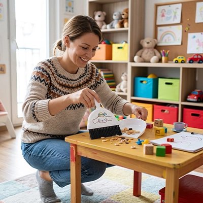 Petite balayette Robuste et Efficace  poignée ergonomique