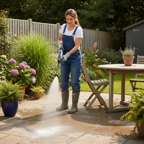 pistolet à eau haute pression sans fil 6 en 1 nettoie jardin