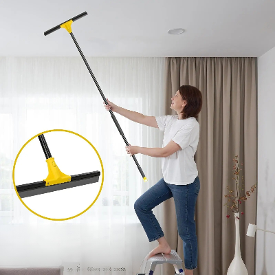 Raclette professionnelle pour sol Manche télescopique 45cm nettoie plafond