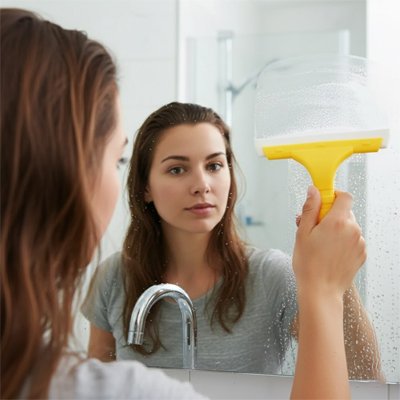 Raclette silicone vitre  anti-rayureséchage rapide