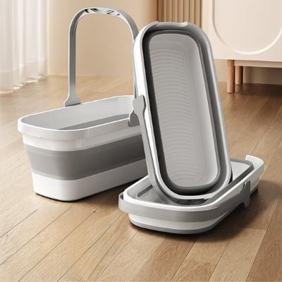 seau pliable poser au sol