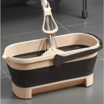 seau pour lavage sol ergonomiclean beige