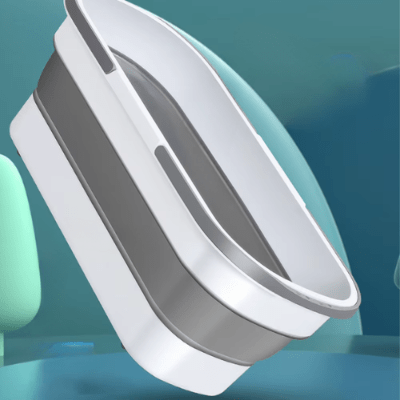 seau pour serpillère EasyStore blanc gris