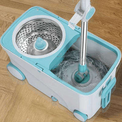 seau pour serpillère lave-sans toucher eau