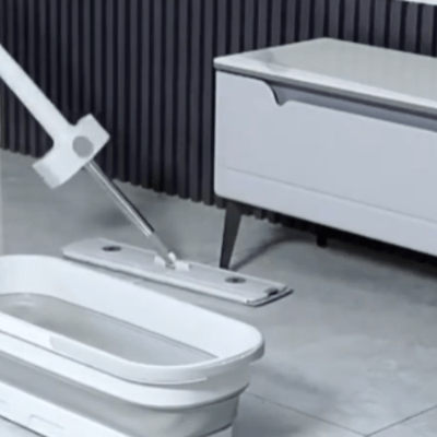 nettoyage sol pratique avec seau rectangulaire EcoSpace