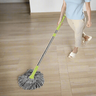 femm nettoie sol maison serpillère espagnol-vert