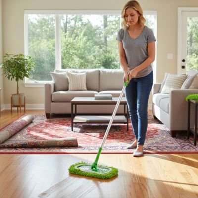 Serpillière Ultra-Absorbante Clean nettoie parquet