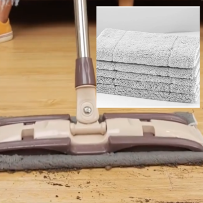 Serpillière microfibre nettoie crasse au sol