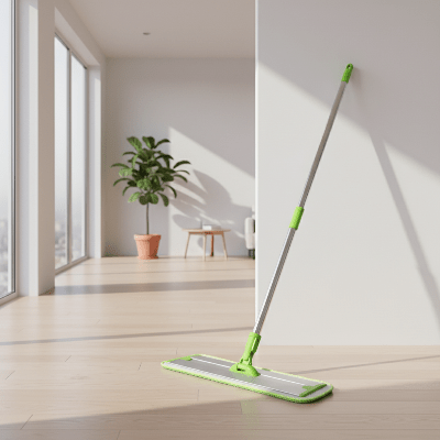 Serpillière plate posé au sol facilement