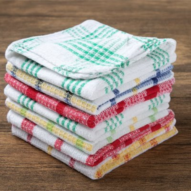Torchon microfibre a carreaux
