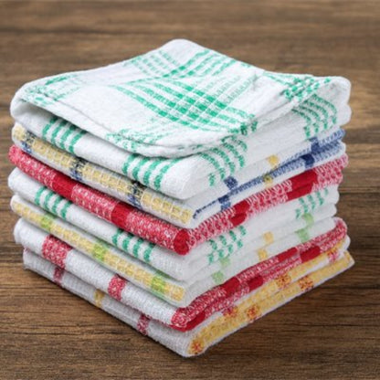 Torchon microfibre a carreaux
